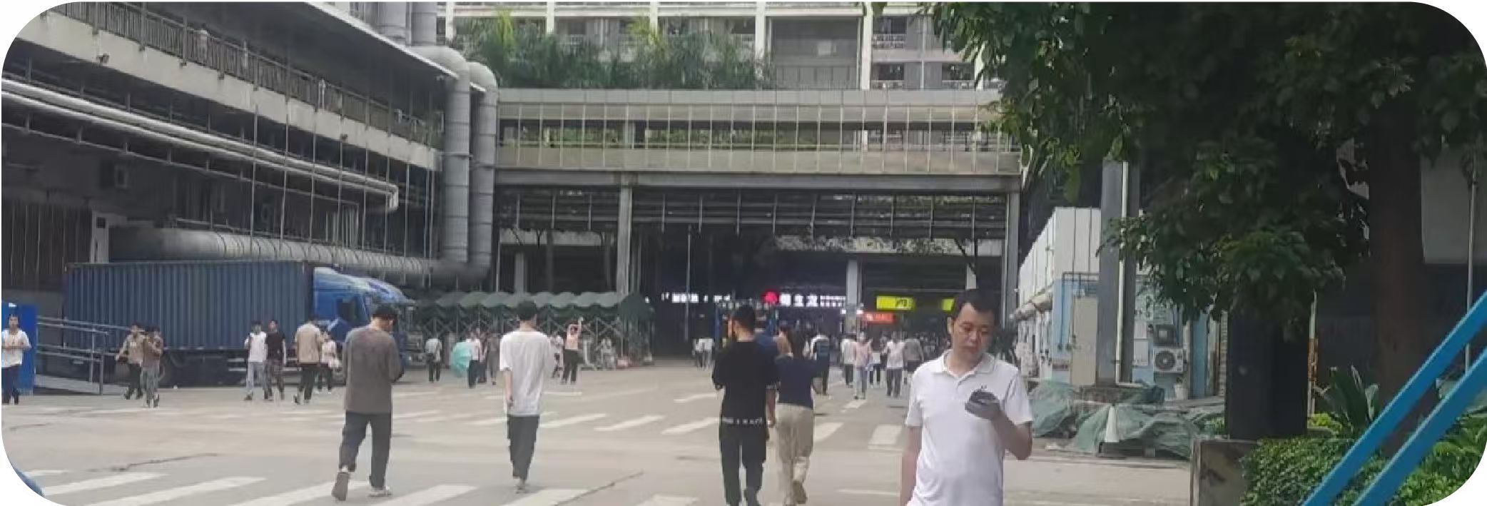 园区及车间物流动线混乱